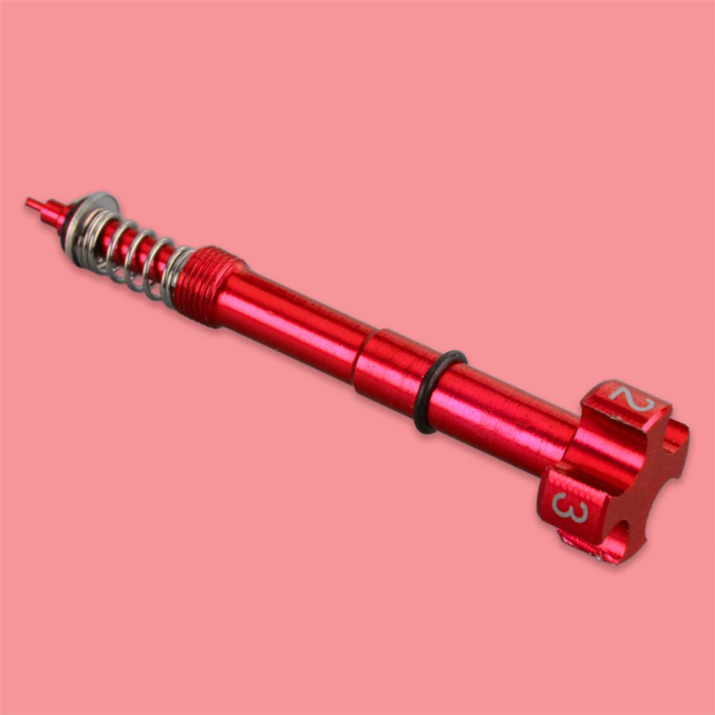 Red Air Fuel Mixture สกรูชุด Fit สําหรับ Honda CRF150R CRF250R Yamaha WR250F YFZ450 YZ250F