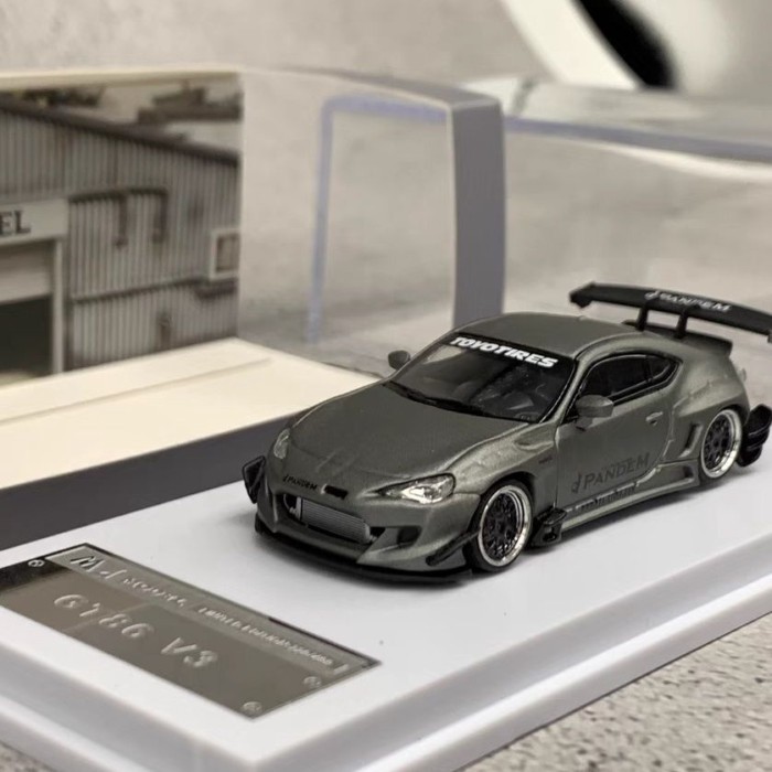 MJ MODEL 1: 64 Toyota GT86 V3 Pandem Rocket Rabbit Alloy Car Model Out of Print Model
