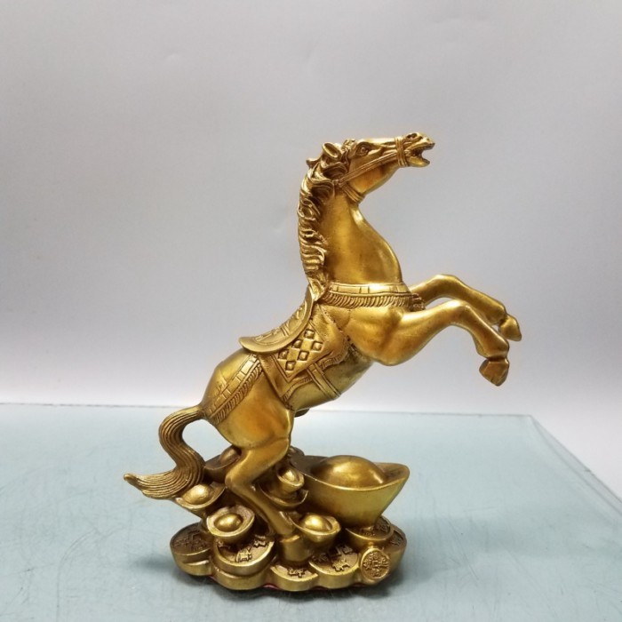 Pure Copper Fortune Ornament Yuan Immediately BMW Chinese Zodiac Horse Home Decorations Shop Openin