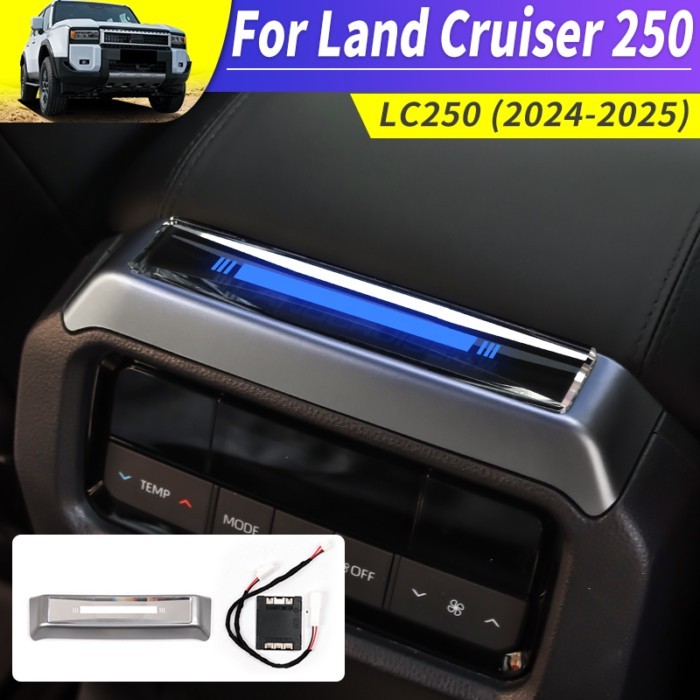 For Land Cruiser Prado LC250 2024-2025 Armrest box letter atmosphere lamp,1958 J250 LC interio upgr