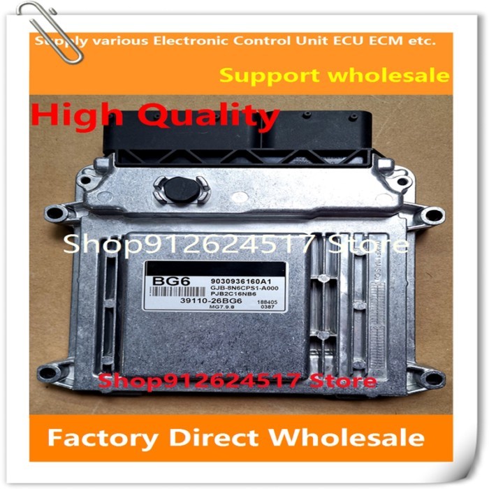 39123-2B430 0220 MG7.9.8 ECU 39110-26BG6 BG6 Engine Computer Board 39111-26BE5 K29 Compatible For H