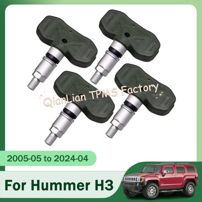 Tire Sensors For Hummer H3 H3T Tire Pressure Monitoring System 4pcs 315MHz 15122618 TPMS Tire Senso