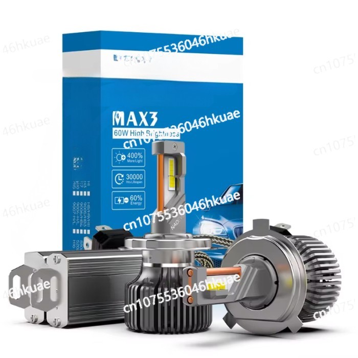 Canbus Auto Accessories 360 12V H15 Luces Focos Kit 9005 H4 Led Headlights 50000Lm Max3 120W Car Li