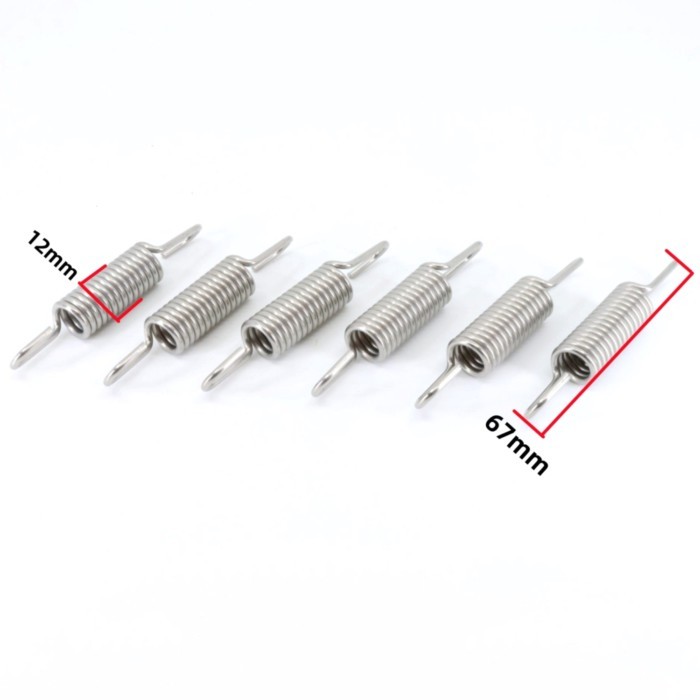 6PCS Muffler Drag Spring for CFmoto 400 450 500S 520 500HO 550 X550 Z550 X5H.O. 9CR6-020002 9CR6-02