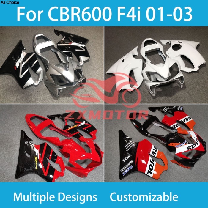Injection Fairings CBR600 F4i 01 02 03 Rebuild Bodywork Full Fairing Kit for Honda CBR600F4i 2001 2