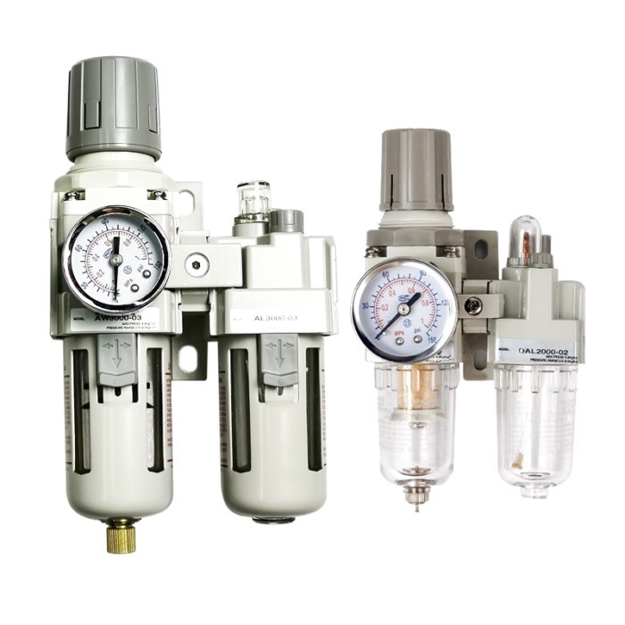 AC2010-02 AC3010-03 AC4010-04 Pneumatic Pressure Regulator Oil Water Separator Manual Drainage Comp