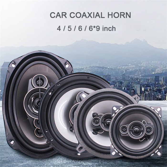 2pcs 4/5/6inch Car Speakers Universal Car Coaxial Speakers High Quality Car Audio Speaker Auto Musi