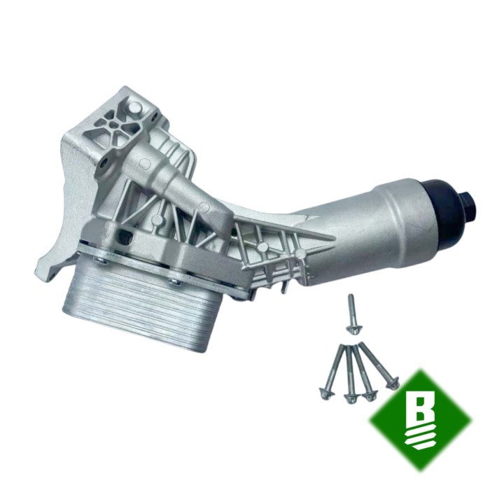 Aluminum Engine Oil Filter Oil Cooler for BMW 3 Series 5 Series X3 X5 B48 G20 G28 G01 G02 G04 G05 1