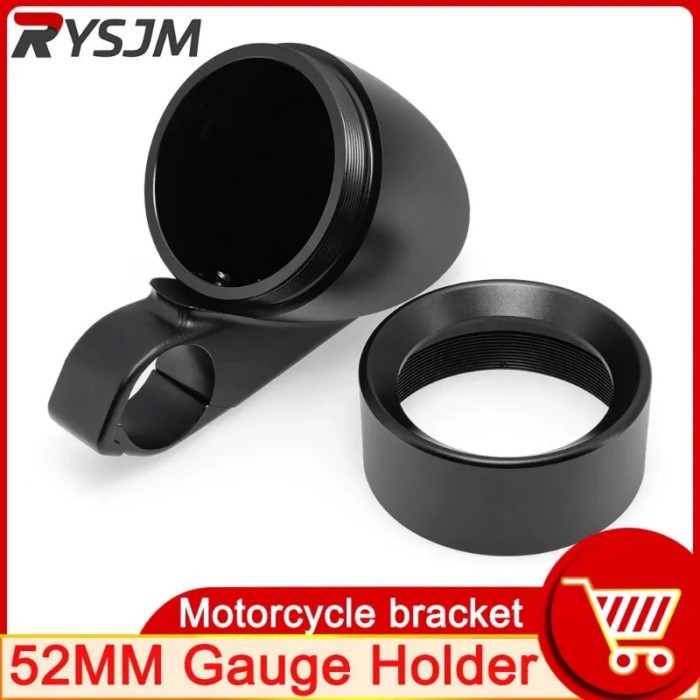 Motorcycle Bracket 52mm Meter Gauge Cover Motorcycle Tachometer Speedometer Gauge Holder Instrument