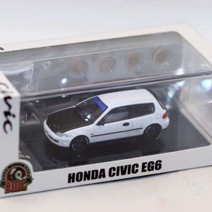 พร้อมสต็อก BMC 1/64 Civic EG6 Honda Civic EG6 โมเดลรถของเล่นเครื่องประดับ