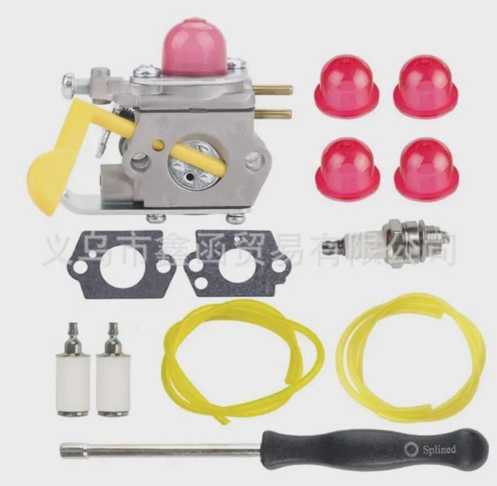 CARBURETOR SEVERICE KIT C1U-W24 FITS ZAMA CRAFTSM POULAN M3298 BLOWER CARB TRIMMER CARBY CLIPPER CA