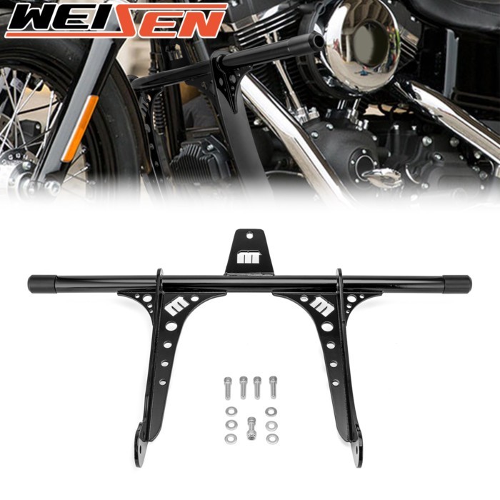 Motorcycle Front Highway Engine Guard Crash Bar for 2006-2017 Harley Davidson Dyna WIDE GLIDE LOW R