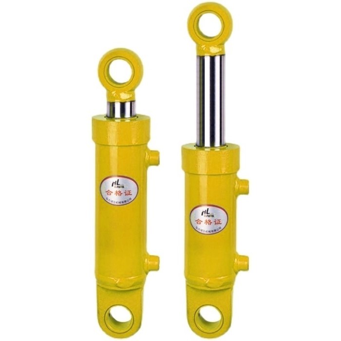 Hydraulic cylinder 8 tons telescopic cylinder oil top forklift mechanical engineering lifting platf