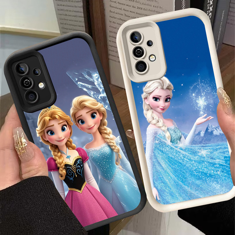 G-74 Frozen Casing สําหรับ Samsung S24 A55 S25 M15 S21 FE Ultra 5G สีดําและสีขาว
