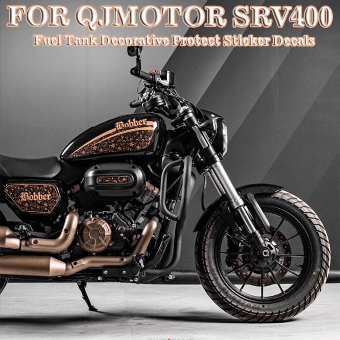 For QJMOTOR SRV400 SRV400S SRV 400 SRV 400S Motorcycle Body Fuel Tank Sticker Decorative Protect St