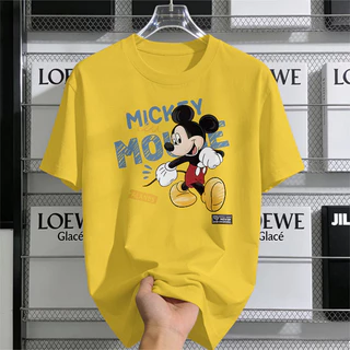 UF20 CASUAL ลายการ์ตูน คอกลม สีขาว-ดำ FASHION COOL เสื้อยืดผู้ชาย สีดําแขนสั้น OVERSIZE สตรีทแฟชั่น ผู้ชาย NEW YEAR
