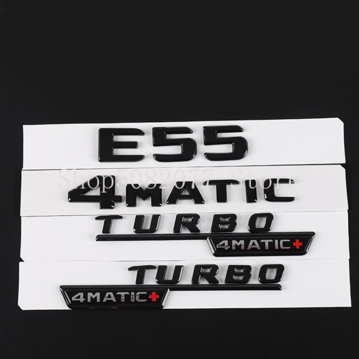 2017 Flat Letters Emblem E43 E53 E55 E63 E63S Coupe V8Biturbo 4MATIC+ CGI for Mercedes Benz AMG W21