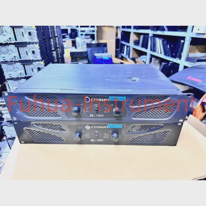 1 PCS CROWN XLi1500 Power Amplifier Working USED In Good Conditon