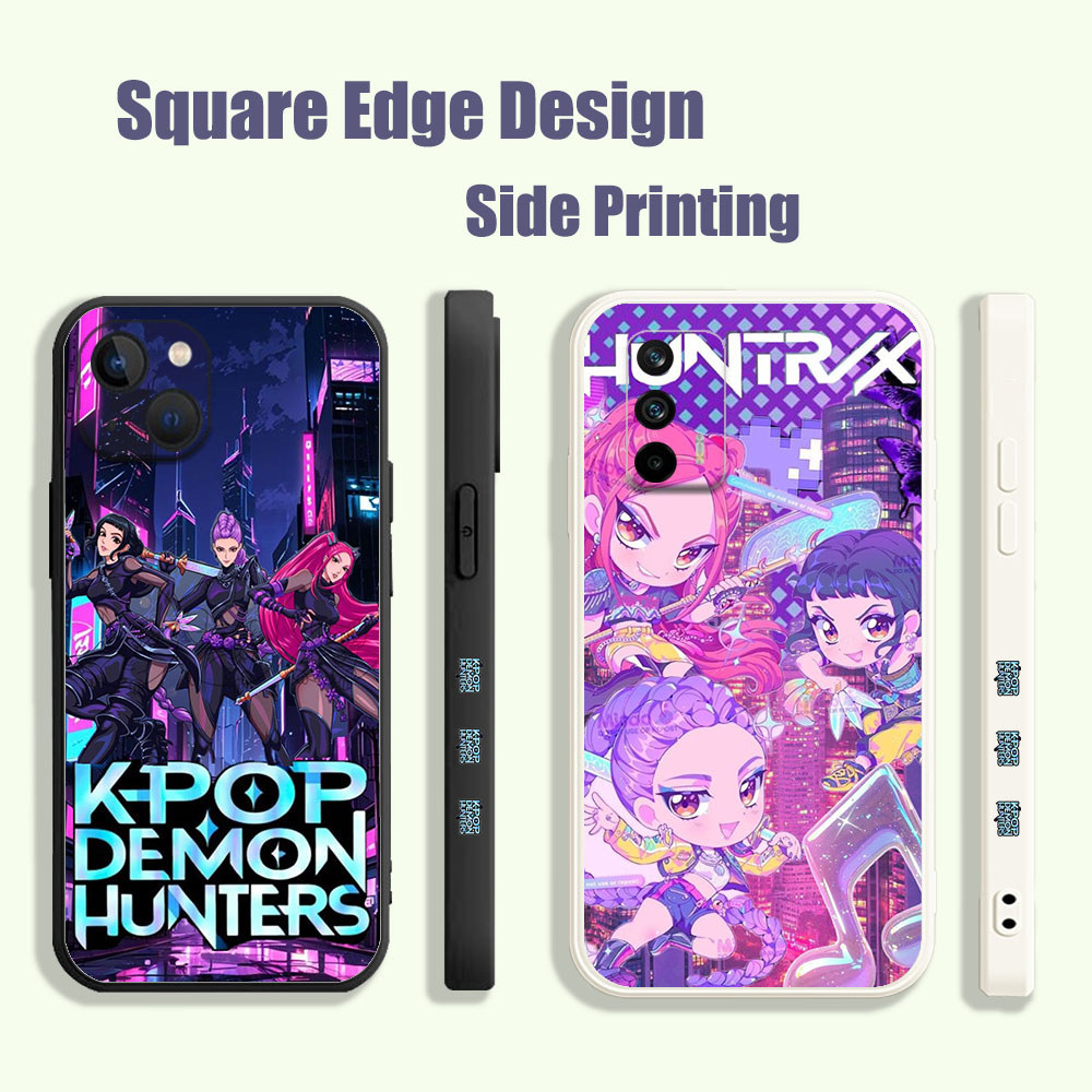 ปลอกสําหรับ Infinix Smart 5 Pro Hot11s NFC หมายเหตุ 10 Pro Hot 9 หมายเหตุ 12 G96 Kpop Demon Hunters 