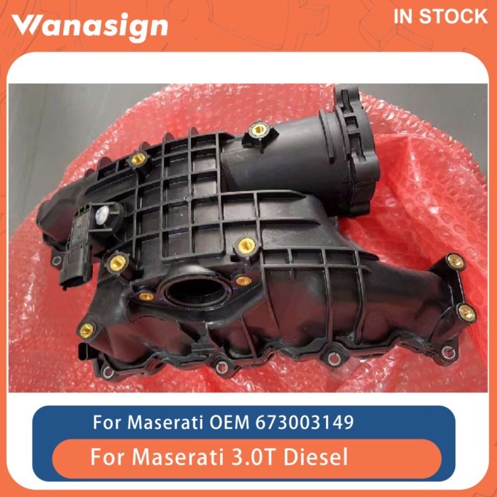 Engine Intake Manifold Cover Fit 3.0 T For Maserati Ghibli Quattroporte M156 3.0T 275HP V6 Diesel 1