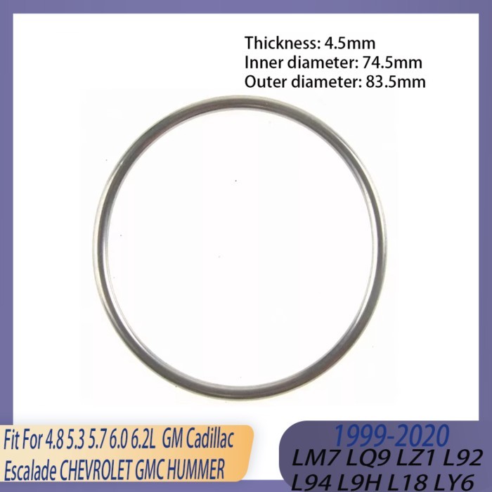 30pcs Exhaust Manifold Sealing Ring Fit LM7 LQ9 LZ1 L92 L94 L9H L18 LY6 For GM Cadillac Escalade CH