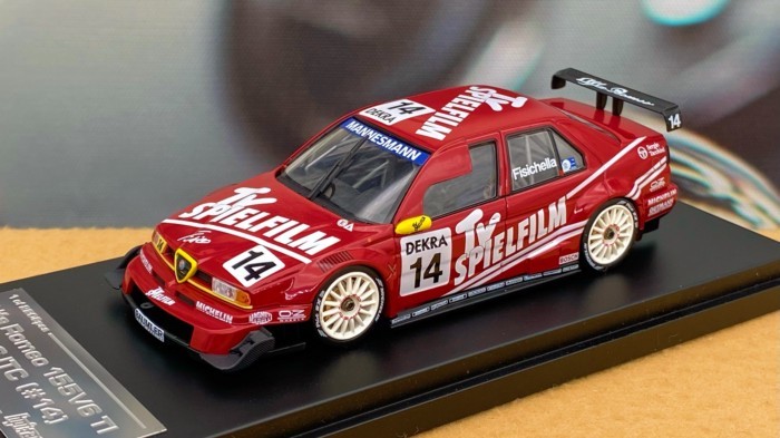 [สต๊อกพร้อม] HPI Alpha ROMEO 1: 43 สีแดง 155V6 TI ALFA ROMEO #14 8097