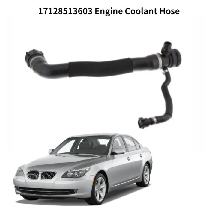 17128513603 Engine Coolant Hose for BMW F10 F11 530D 535D N57N N57Z Base Sedan 3.0L F07 F12 F13 5 6