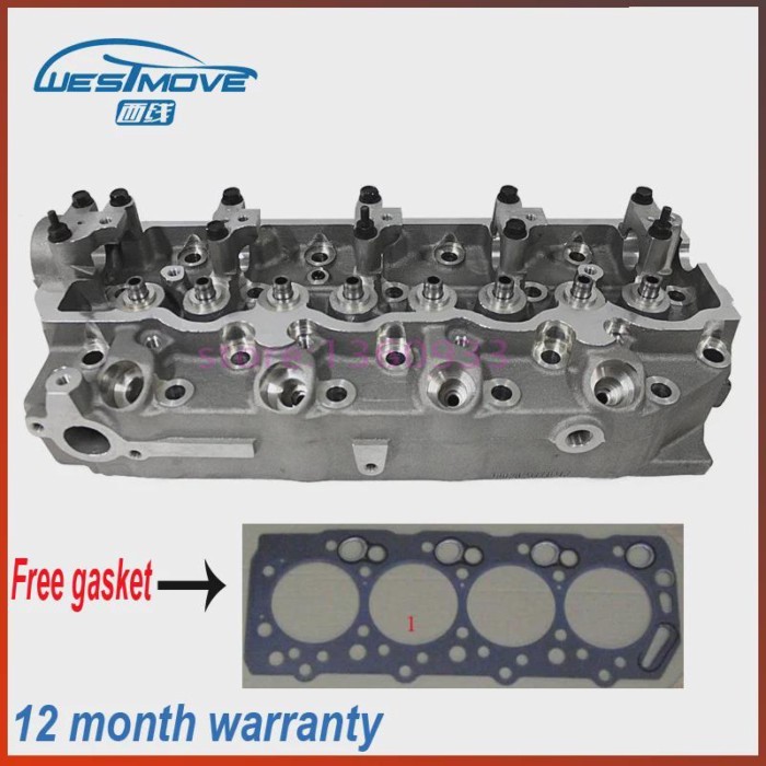 cylinder head for Hyundai H1 H100 2476cc 2.5 D 8V 93-98 engine : 4D55 4D56 D4BA D4BF D4BH 22100-427