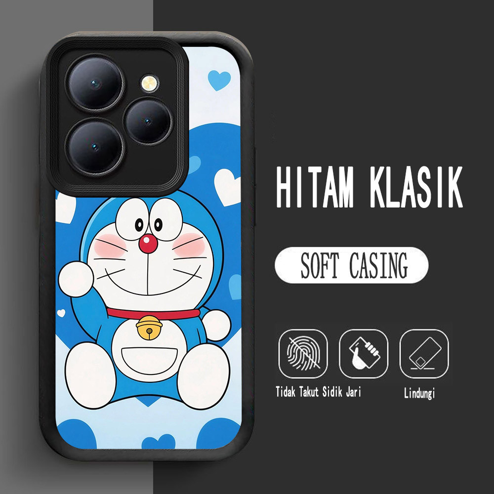 เคสสําหรับ Infinix Smart HOT 40 9 HD 8 30 40i 30i Pro Play Soft L-22 Doraemon