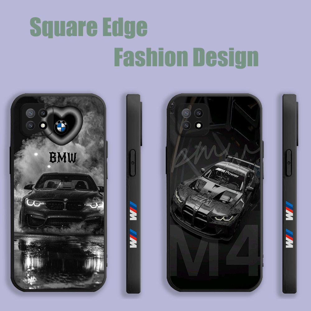 เคสสําหรับ Samsung Galaxy S25 S25 ULTRA A16 A36 Bmw M4 สีดํา SZA91 เคสโทรศัพท์ขอบสี่เหลี่ยม