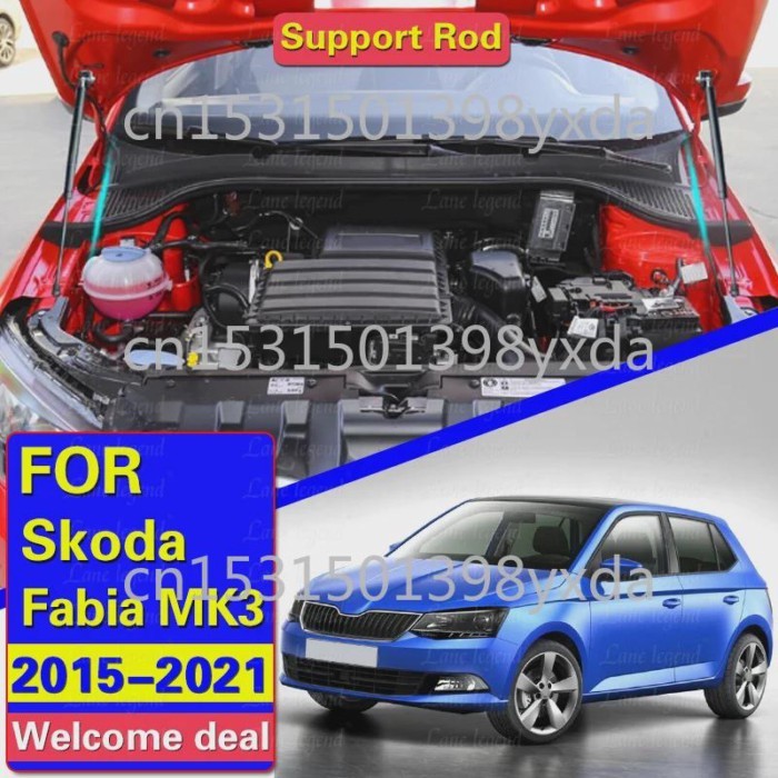 Hood Bonnet Cylinders For Skoda Fabia Mk3 NJ 2015-2021 Modify Gas Struts Lift Support Pistons Rod P