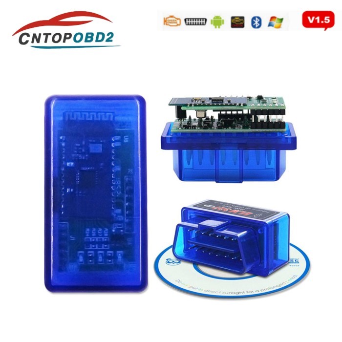 New ELM327 OBD2 V1.5  Bluetooth OBD2 Scanner Auto Scanner Tool Super MINI ELM 327 V2.1 For All Prot