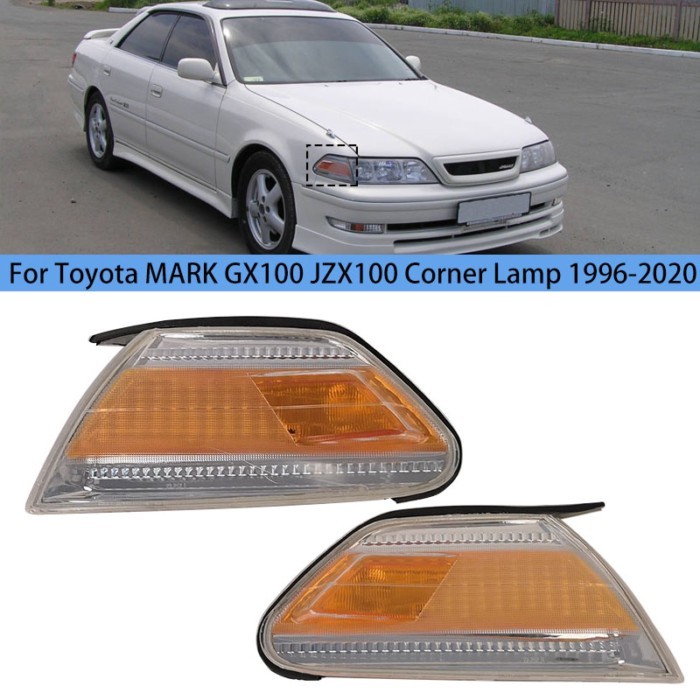 Auto Left / Right Front Turn Signal Light Corner Lamp For Toyota MARK GX100 JZX100 1996 1997 1998 1
