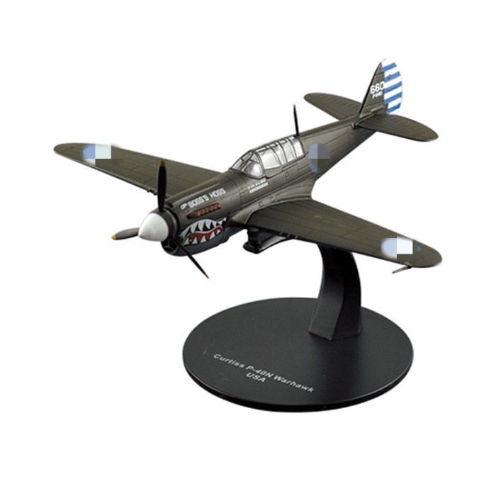 DeAGOSTINI Masterpiece Aircraft 1/72 No.21 China Flying Tigers P40 Fighter สําเร็จรูปโลหะผสมยี่ห้อให