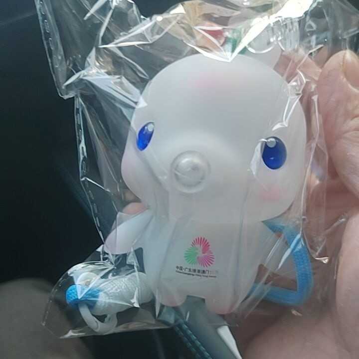 Fifteen Luck Mascot Dawan Chicken Decompression Pinch Music Blowing Bubble Doll Jewelry พวงกุญแจ