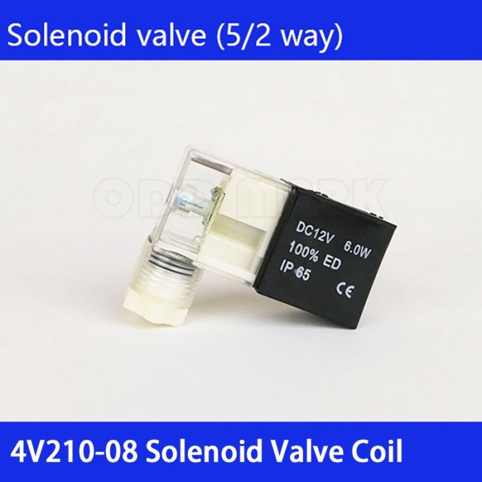 4V210-08 solenoid valve coil, DC24V, DC12V, AC220V, AC110V