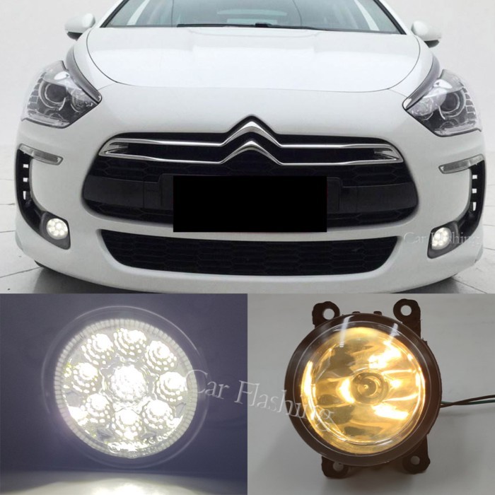 Fog Lights Headlight For Citroen C3 C4 C5 C6 C-Crosser Xsara Picasso 1999-2015 LED Fog Light Haloge
