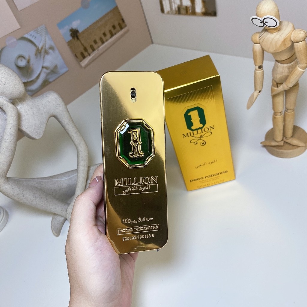 ยิงจริง❤  39 Paco 1 Million Gold Brick Gold Ebony Agarin 100ML Paco Rabanne Million Golden Oud 779