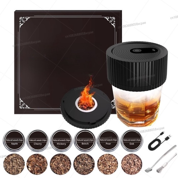 Electric cocktail smoker  smoker set Whiskey cocktail flavorizer