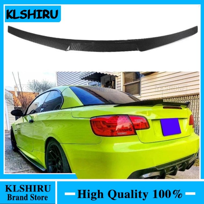M4 style Carbon fiber rear trunk Spoiler wing Lip For BMW F10 5 series 520i 525i 528i 535i 550i 201