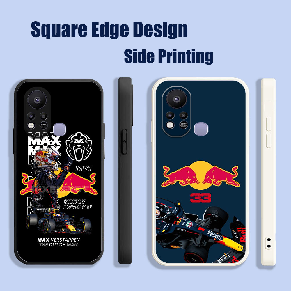 ปลอกสําหรับ Huawei Nova 3i 7i 8i 5T Y9S F1 Max Verstappen Red Bull Racing รถ DJW21 เคสโทรศัพท์ขอบสี่