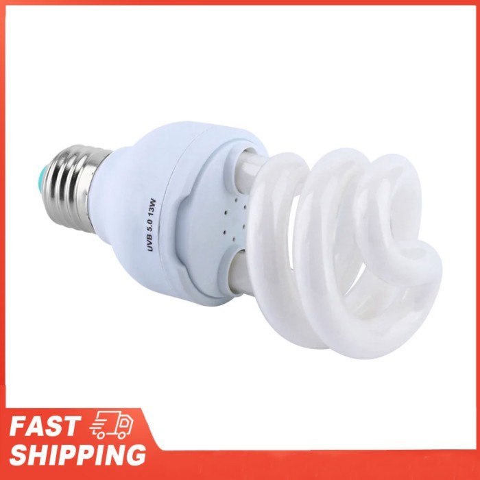 Pet Heating Light Bulb E27 UVB Pet Reptile Lamp 13W UVB 5.0 E27 Base Energy Saving Tortoise Snake R