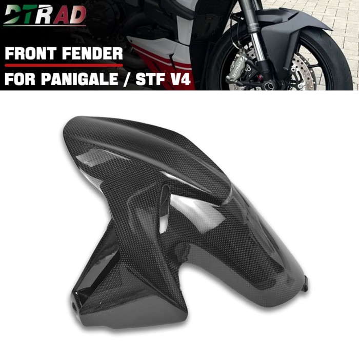 For DUCATI Streetfighter V2 V4 S Panigale V2 V4 V4S V4R 2018-2024 Carbon Fiber Front Fender Mudguar