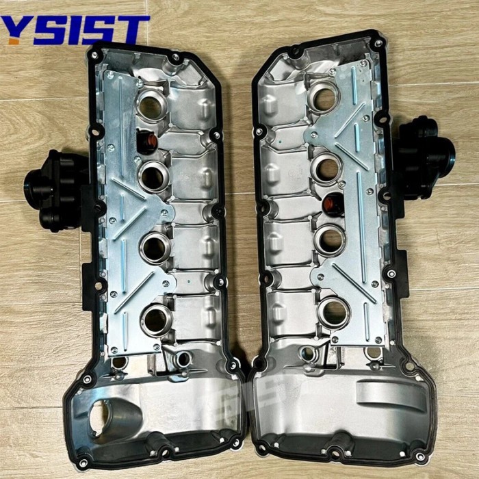 For E90 E92 E93 S65 F30 F80 M3 valve cover Aluminum, with Gasket, Oil Separator And Bolts