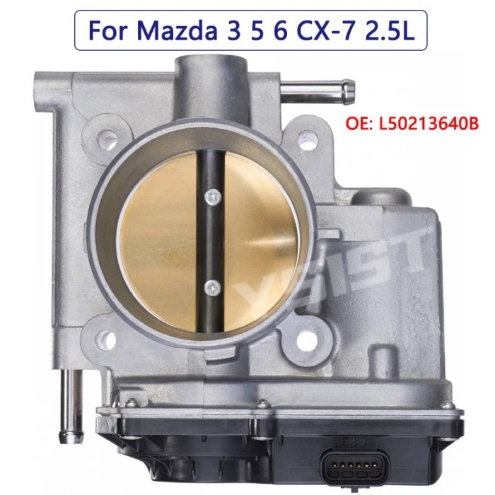 New Throttle Body for MAZDA 3 5 6 CX-7 2.5L Body Acceleration L50213640B 9B4G-9F991-A 9B4G9F991A OE