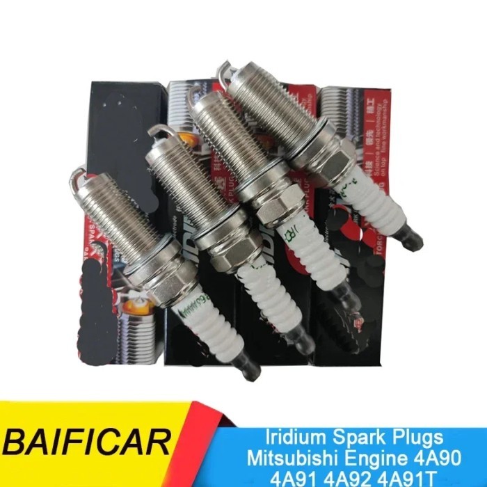 Baificar Brand New Ignition Glow Spark Plugs For Mitsubishi Engine 4A90 4A91 4A92 4A91T