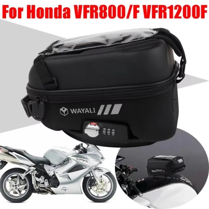 For Honda VFR800 VTEC VFR800F VFR1200F VFR1200 VFR 800 1200 F Crosstourer Accessories Tank Bag Stor