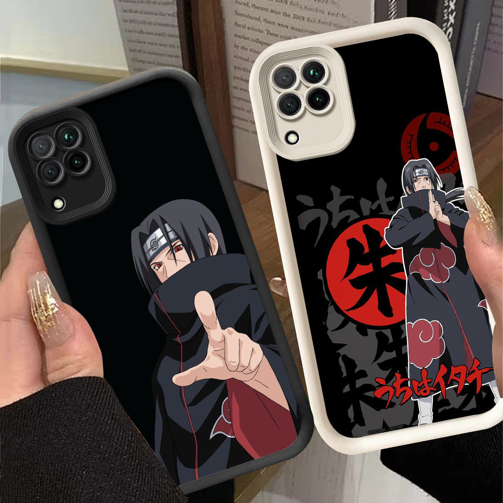 G-45 Naruto Sasuke Casing สําหรับ Samsung Galaxy A12 A22 5G สีดําและสีขาว