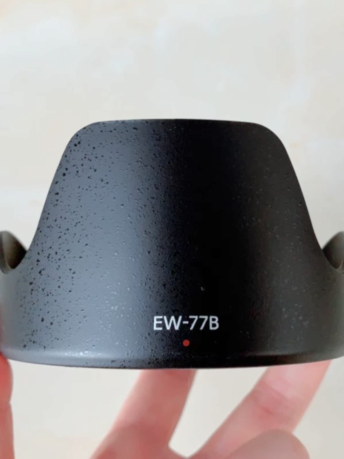 EW-77B Bayonet เลนส์ฮูดเหมาะสําหรับ Canon EF 35 มม.F1.4L II รุ่นที่สองเลนส์ฮูด 72 มม.