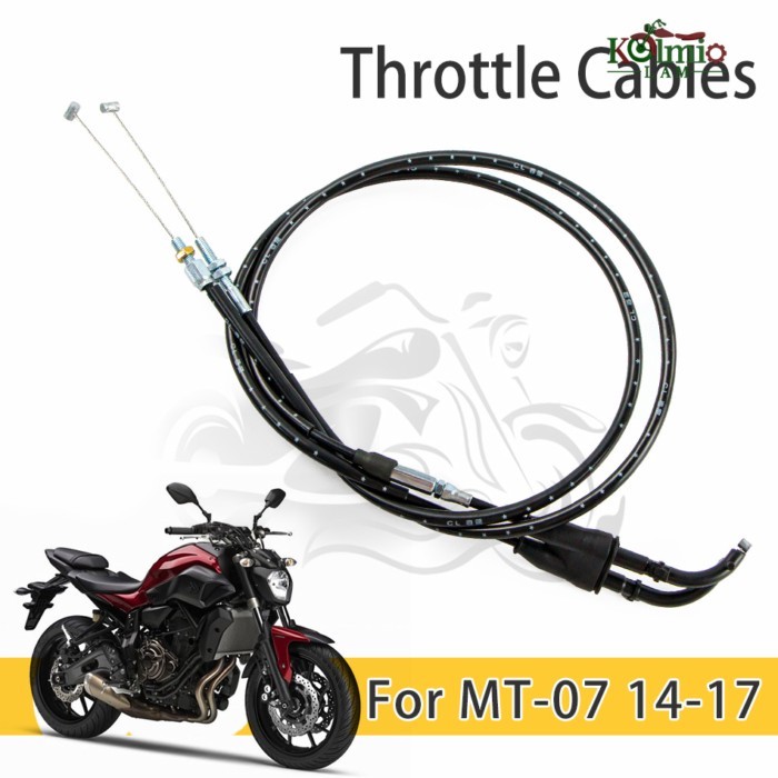 Fit For YAMAHA 2014- 2017 MT07 FZ07 Motorcycle Throttle Cable MT-07 FZ-07 MT 07 FZ 07 2015 2016